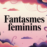illustration fantasme pour femme silhouette nuages colorés