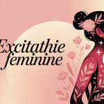Image de femmes excitée avec symboles floraux dorés