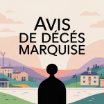 avis de décès marquise ambiance sereine et recueillie