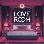 Illustration love room bdsm moderne et sécurisée
