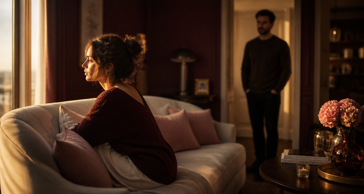 le silence d'une femme peut secouer la conscience d'un homme illustration salon