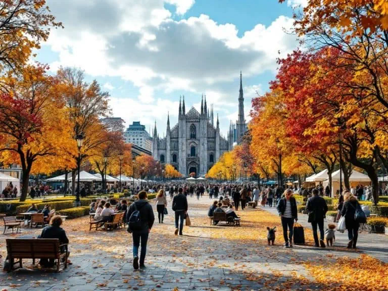 Milano in autunno con eventi e attività all'aperto