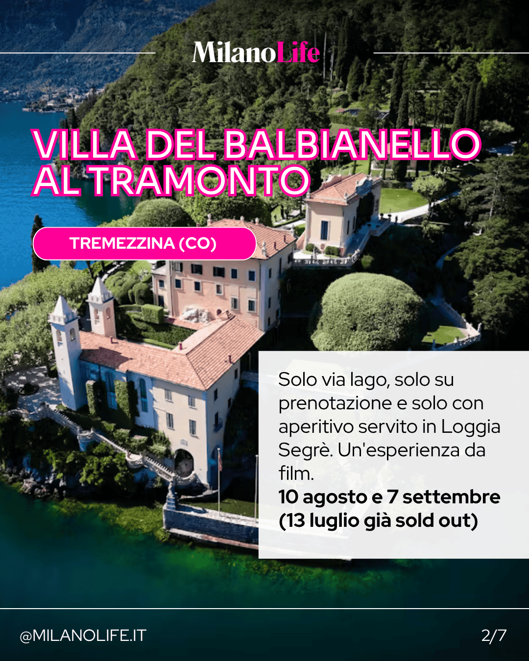 9 Sere FAI d’Estate 2025 villa del balbianello