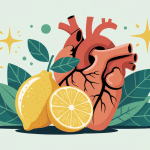 citron dangereux pour le cœur devant symbole santé