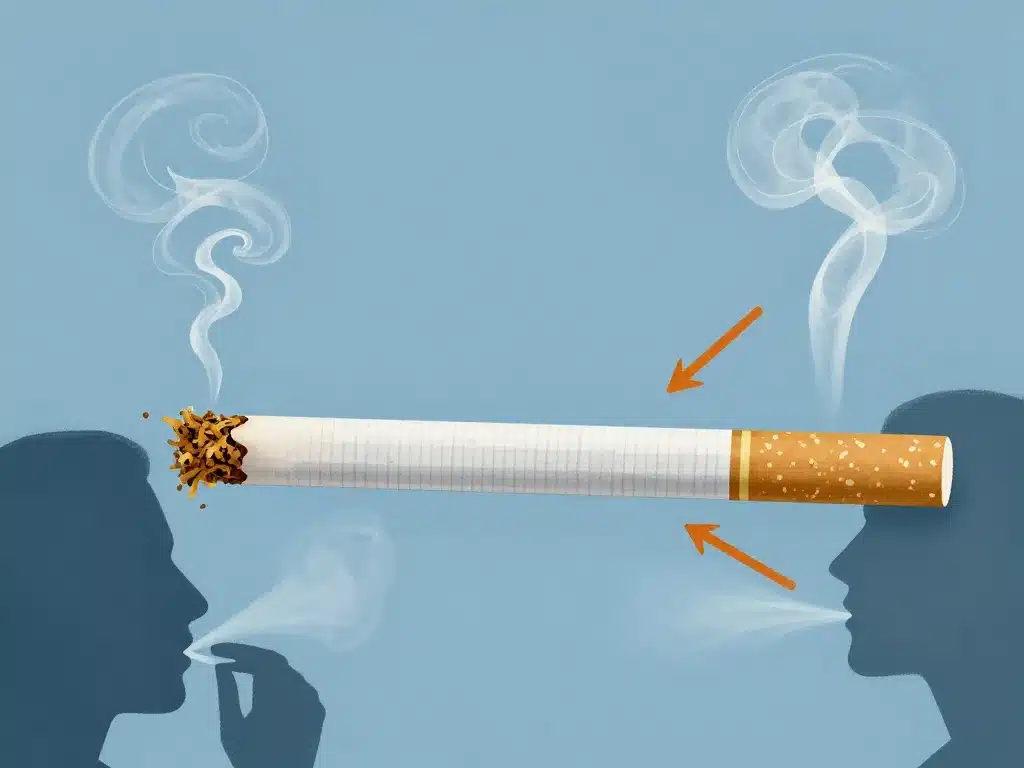 schéma composition marlboro light nicotine et filtre