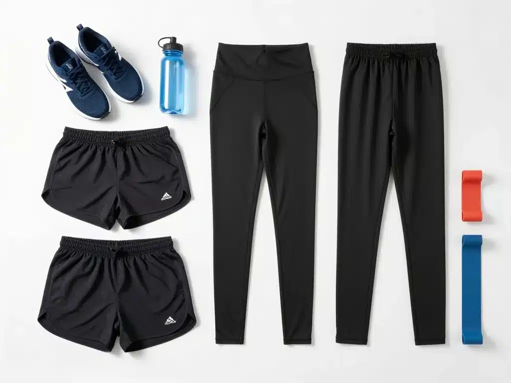 shorts leggings vêtements muscu bas
