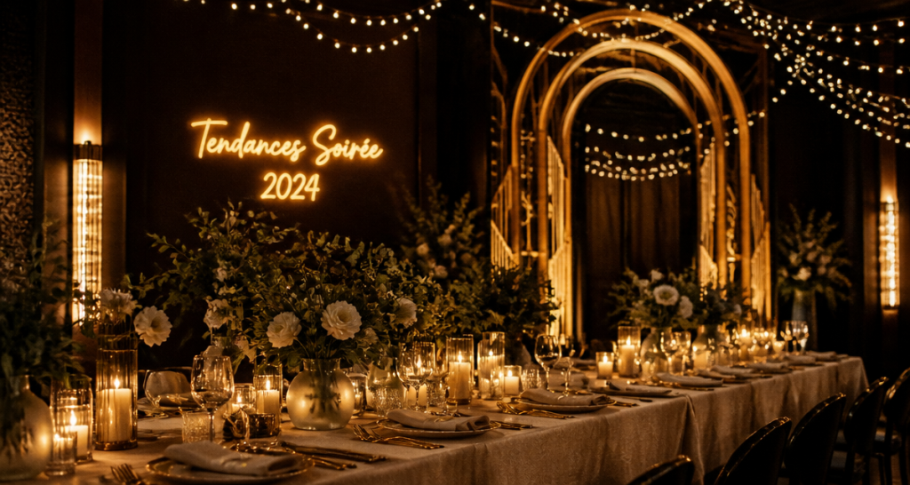 Décoration thème de soirée tendance 2024