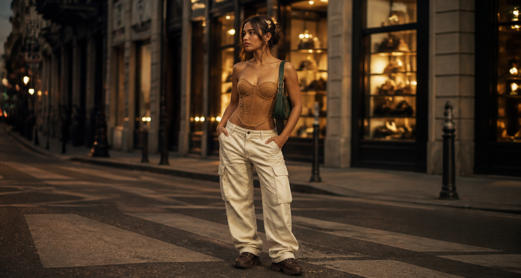 tenue annee 2000 femme rue