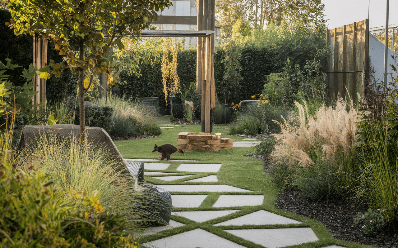 Jardin écologique pour aider hérisson à trouver nourriture