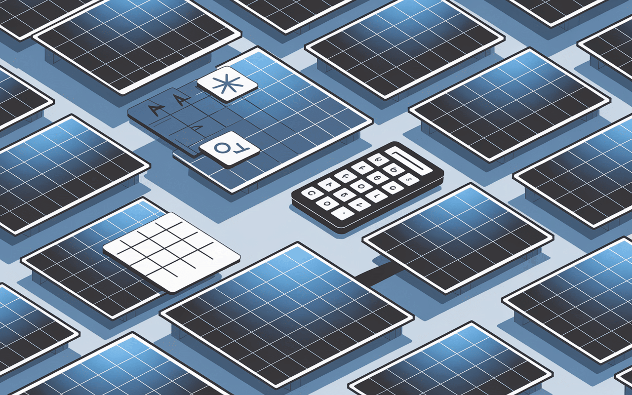 calcul panneaux photovoltaïques 10000 kW