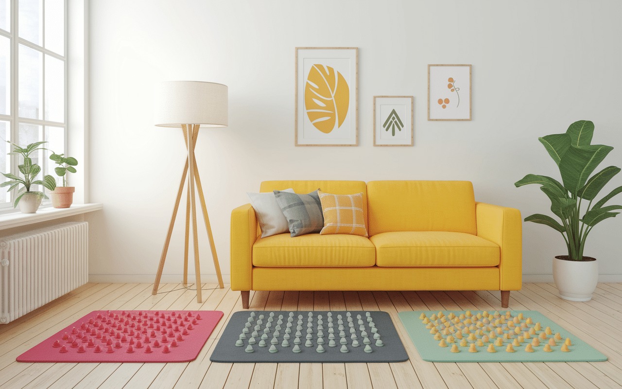 Comparaison tapis de champ de fleurs écologique en matériaux bio