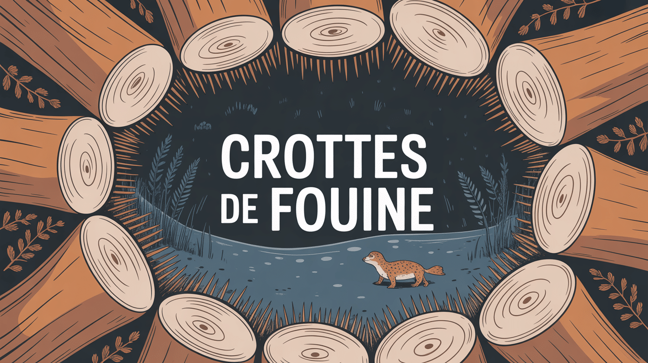 Illustration de crottes de fouine dans un grenier