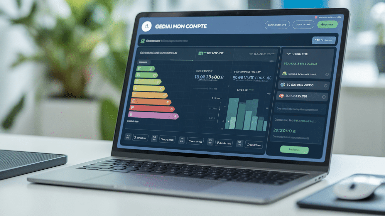 Tableau de bord GEDIA MON COMPTE