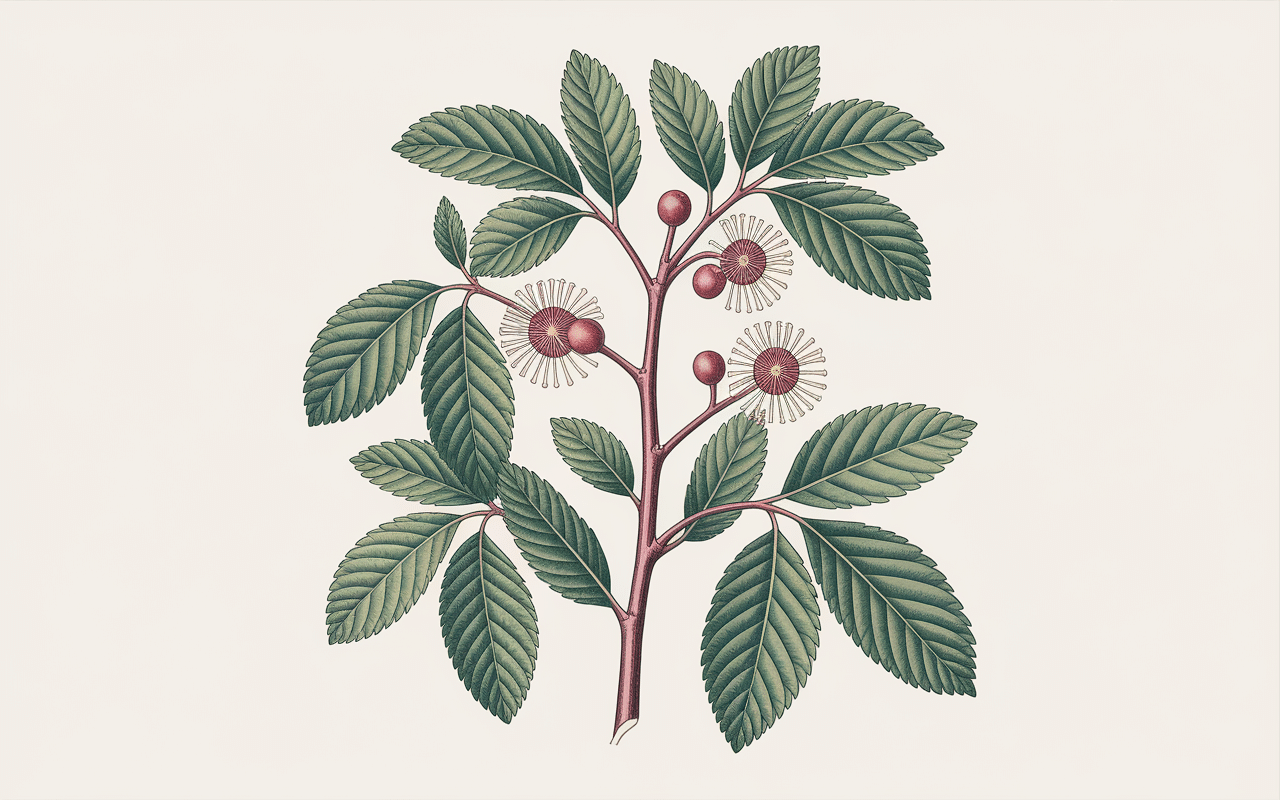 Illustration botanique sorbier