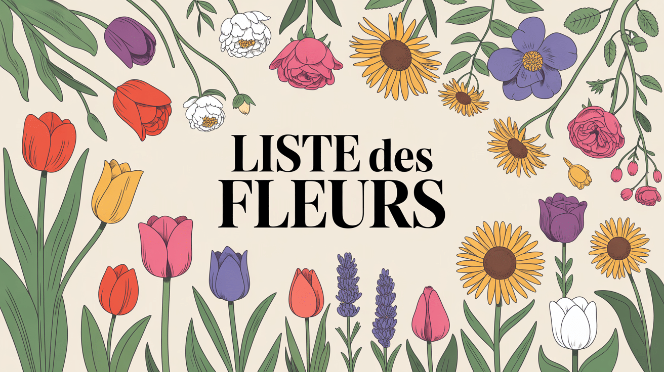 Jardin de fleurs multicolores