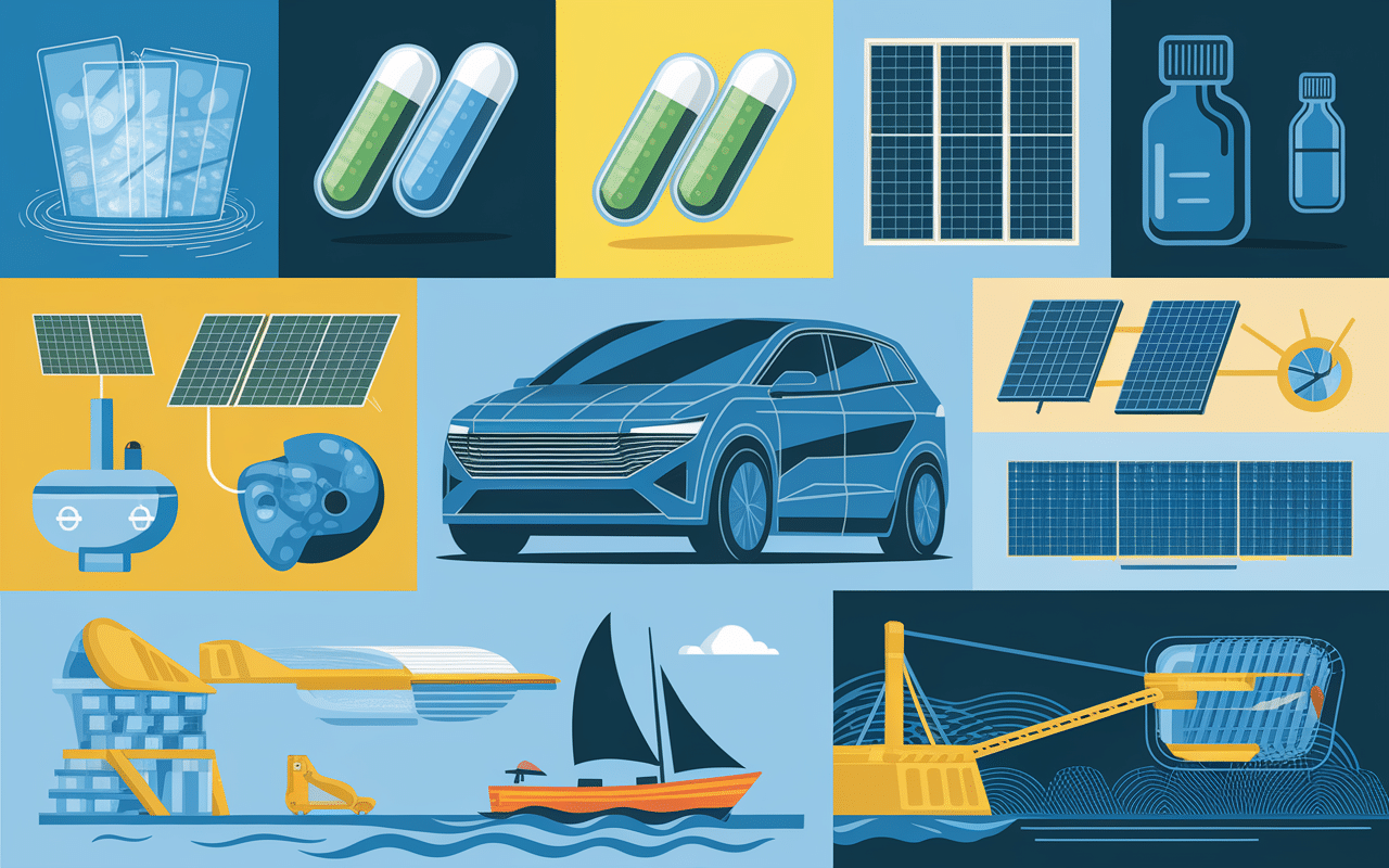 Illustration d'innovations écologiques récentes