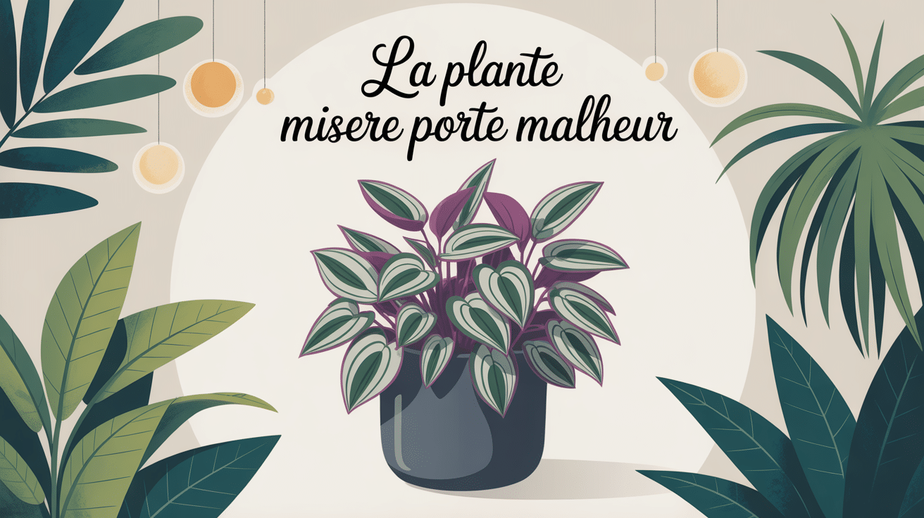 Plante misère et ambiance lumineuse moderne