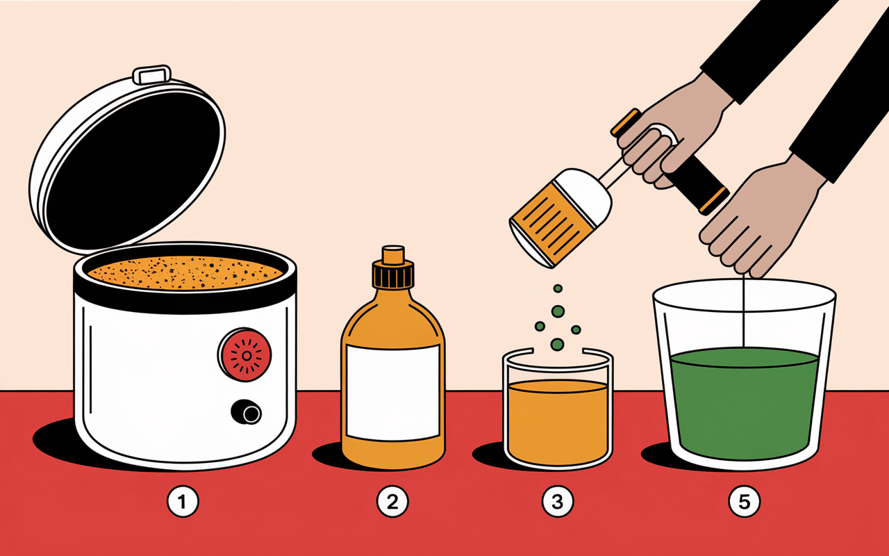 Préparation solution herbicide 10 l d'eau