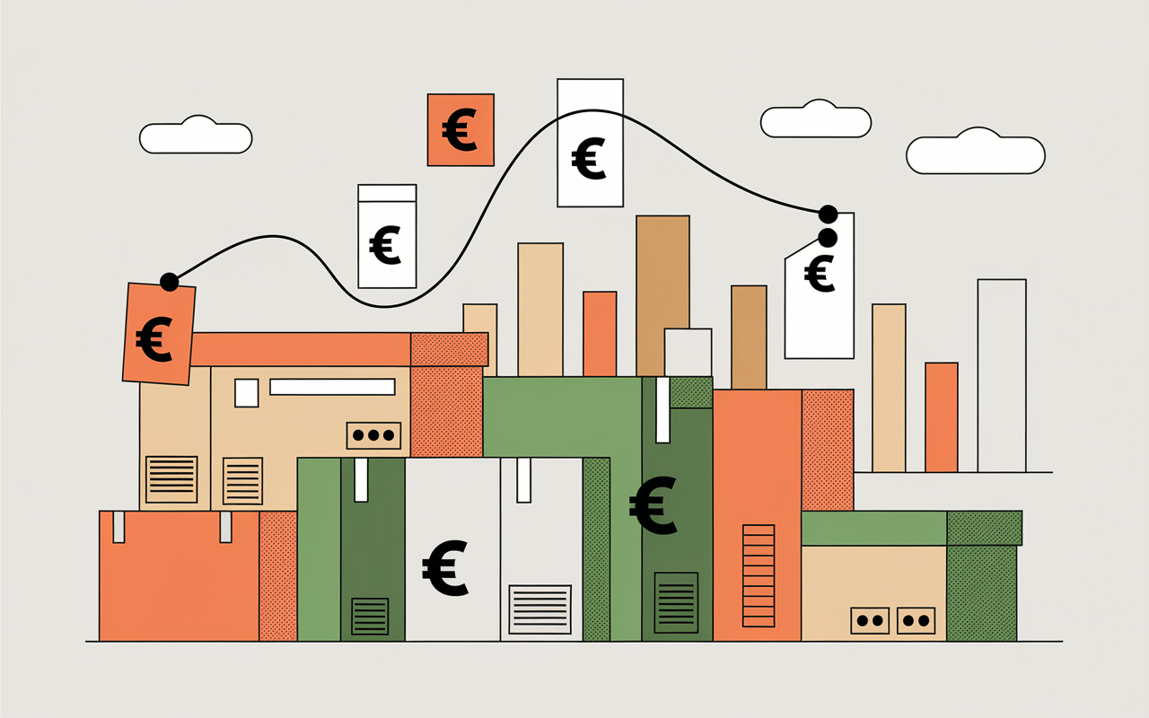Tableau des prix par type de carton