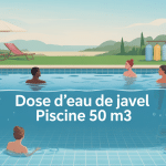 traitement piscine 50 m3 avec dose eau de javel