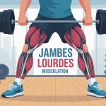 illustration jambes lourdes musculation salle de sport sportif
