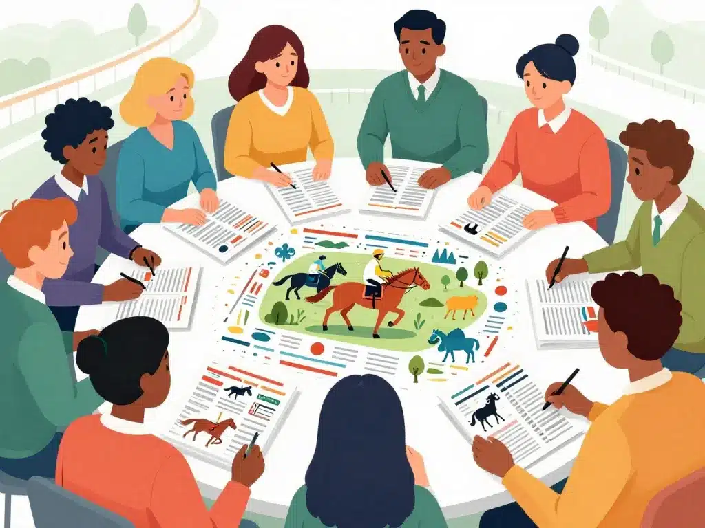 image SEO la gazette des courses compréhension et parieurs autour du journal