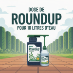 quelle dose de roundup pour 10 litres d'eau pulvérisateur flacon allée