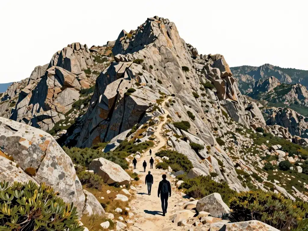 Terrain montagne monte aragnascu sentiers randonnee