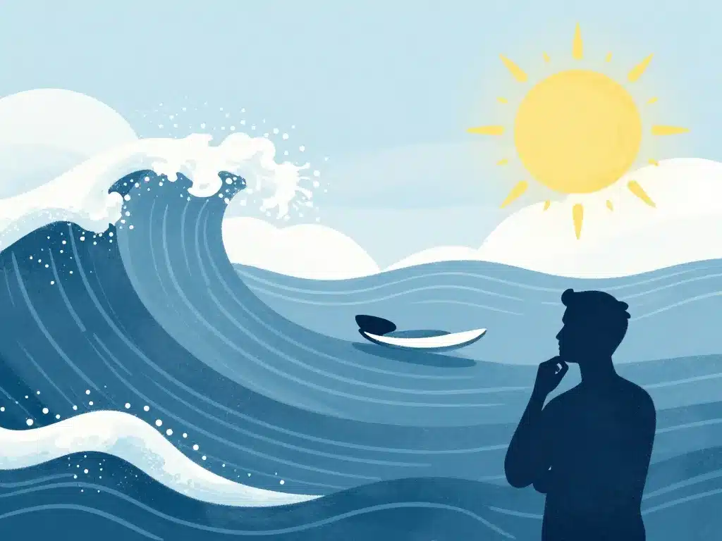 symbolique vagues surf mediterranee