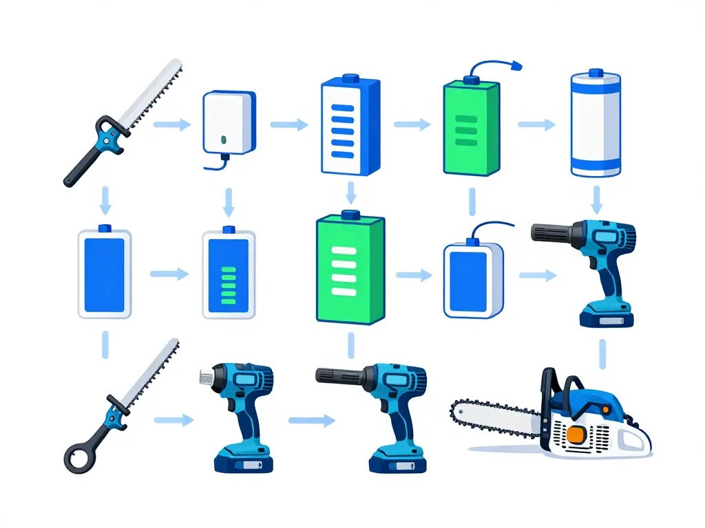 système batterie taille haie à batterie professionnel outils connectés