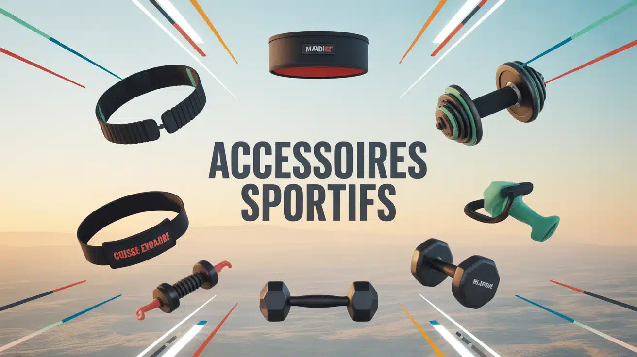 accessoires de sport illustration dynamique
