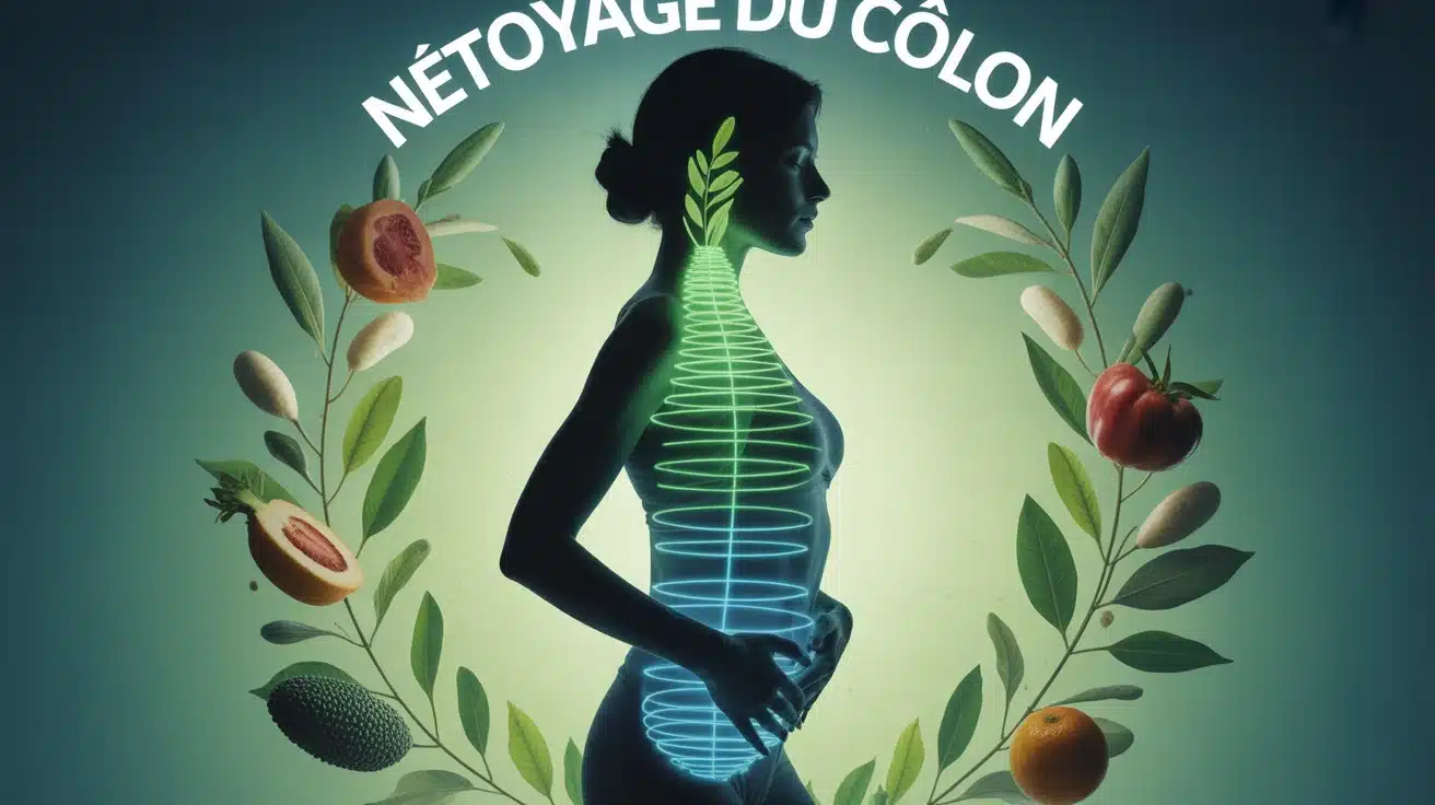nettoyage du côlon et perte de poids, illustration détox