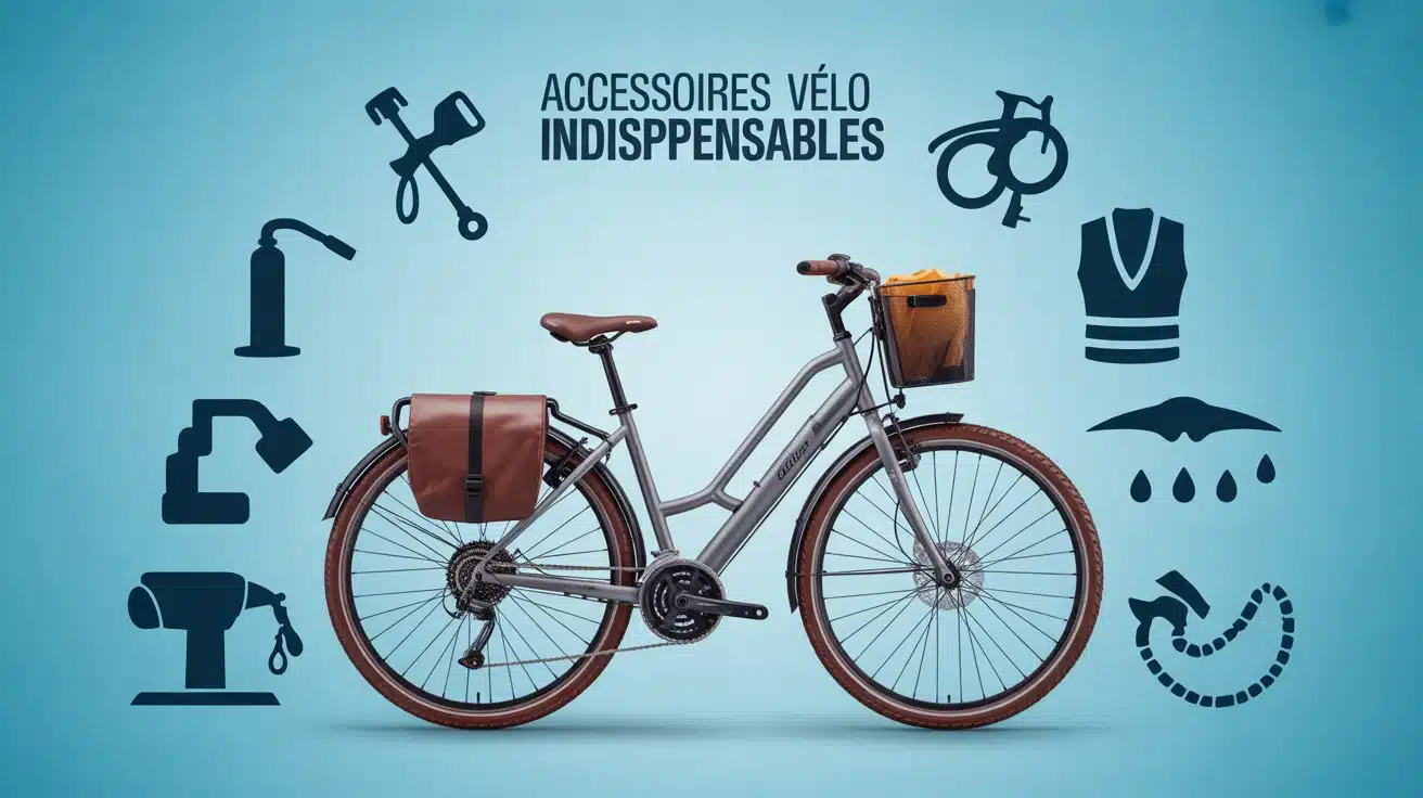 Velo accessoire indispensables illustration