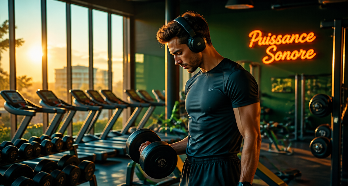 musique motivation sport 2023 jeune sportif écouteurs