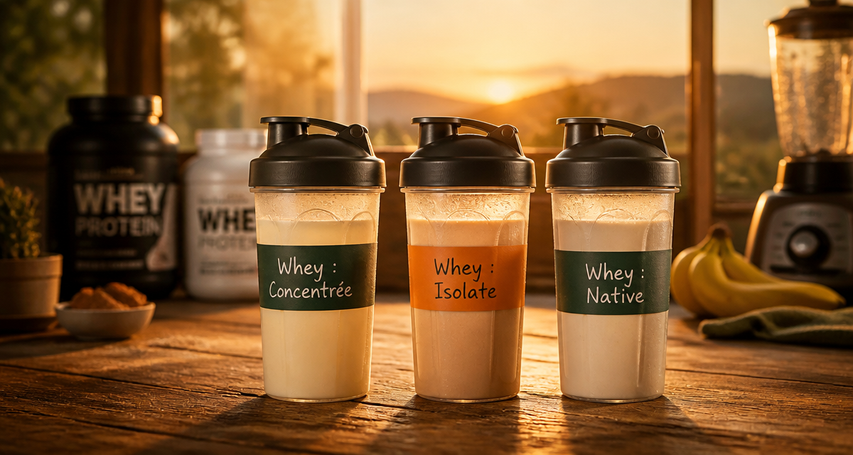 avis sur la whey trois shakers comparés