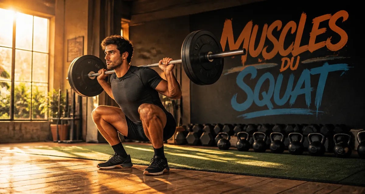 Quel muscle travaille les squat homme en salle