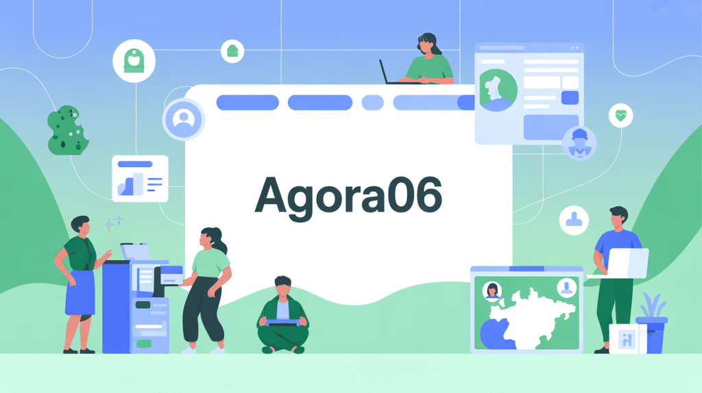 Illustration agora06 portail numérique Alpes-Maritimes