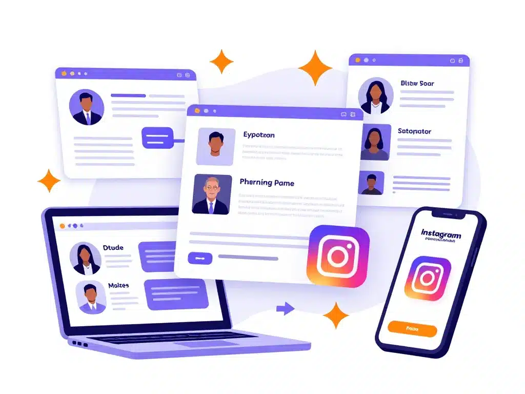 illustration blog and instagram contenus circulent intelligemment