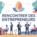 illustration moderne comment rencontrer des entrepreneurs
