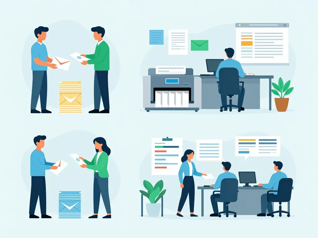 mise sous pli manuel machine externalisation