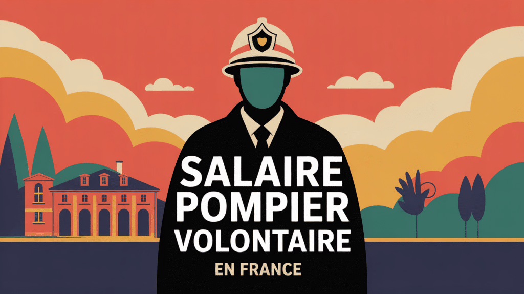 pompier volontaire salaire caserne illustration moderne