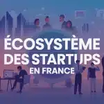 illustration vectorielle de l'écosystème des startups en France