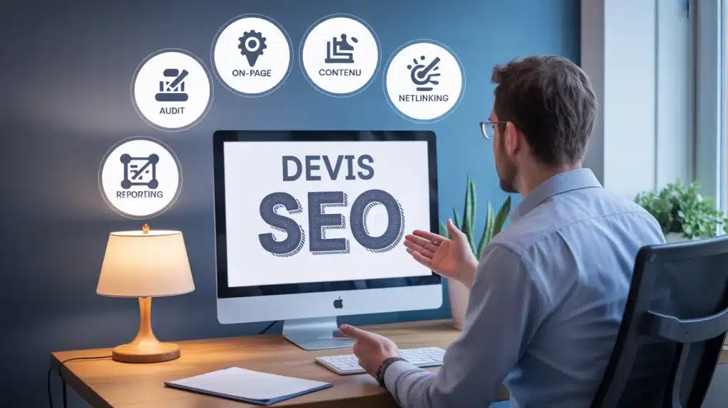 devis seo consultant client cinq piliers
