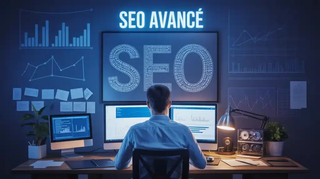 formation seo avancé expert écran graphiques