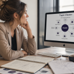 stratégie de contenu seo sur écran ordinateur