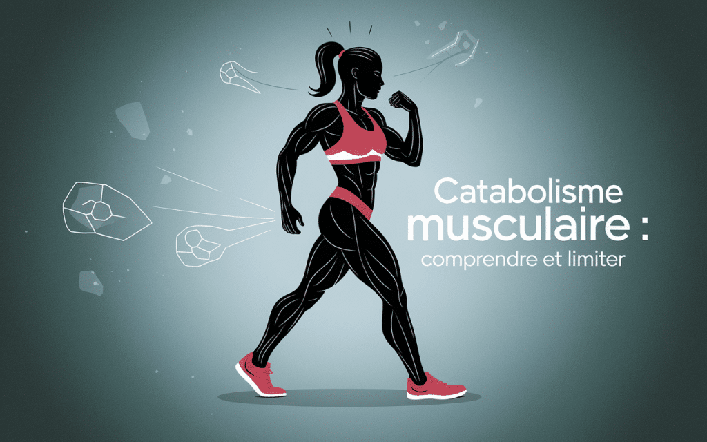 Illustration du processus de catabolisme musculaire