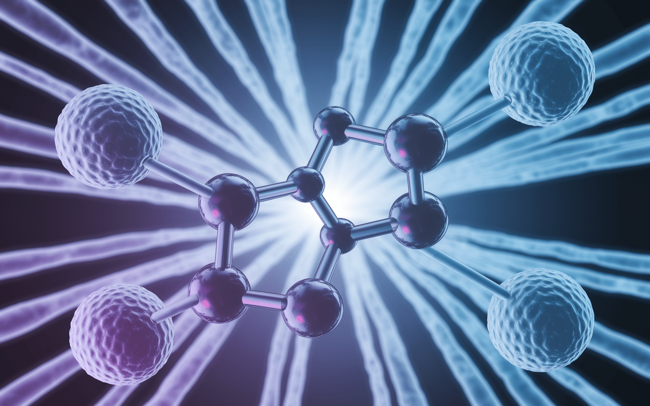 Molécule beta alanine et fibres musculaires