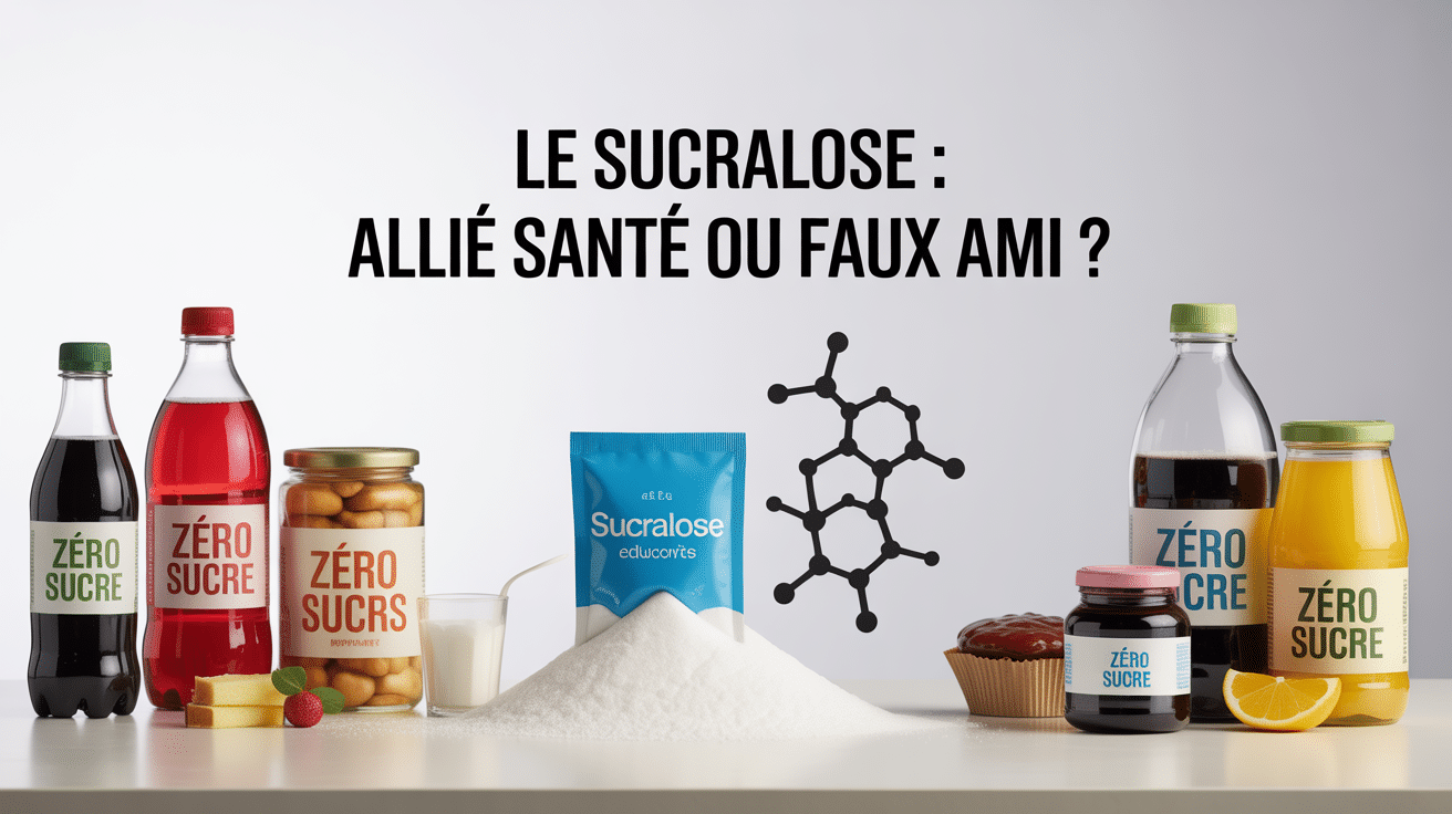 Produits alimentaires sans sucre et édulcorant sucralose