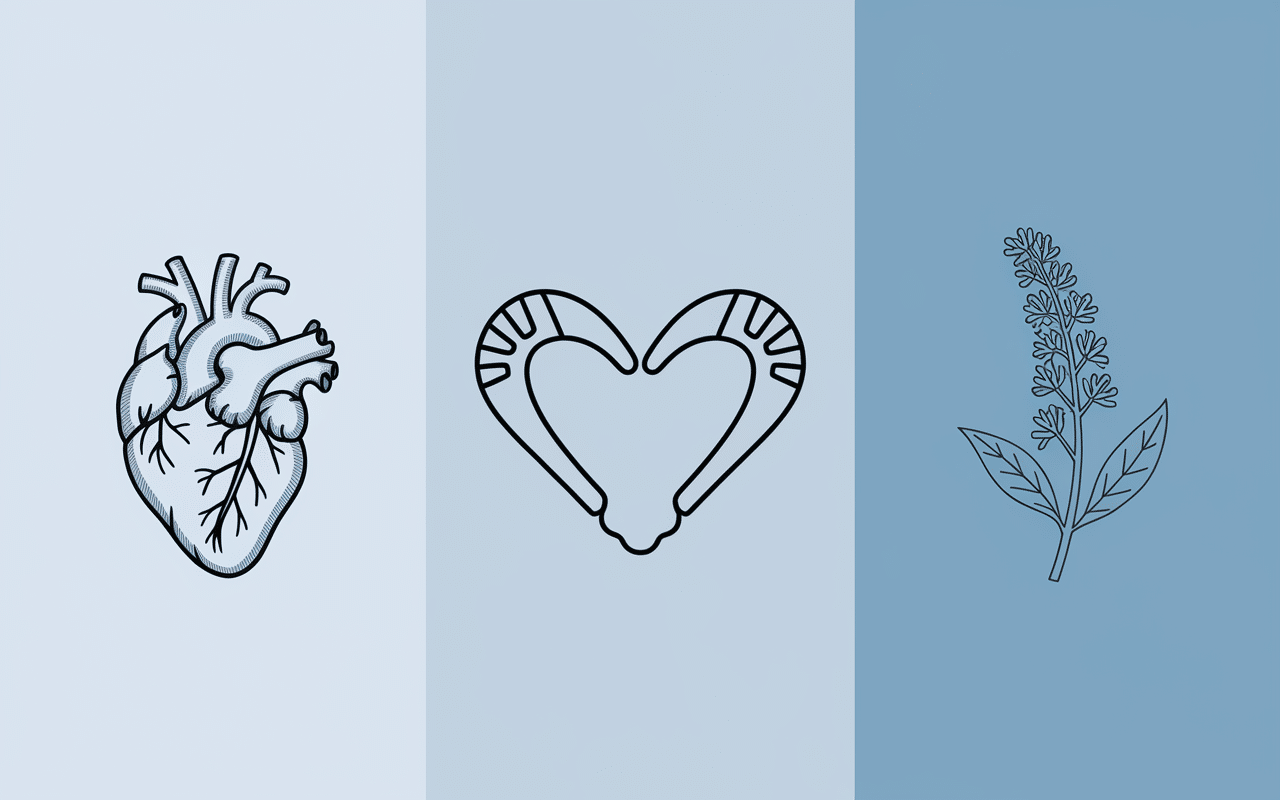 Symboles santé et performance tribulus terrestris