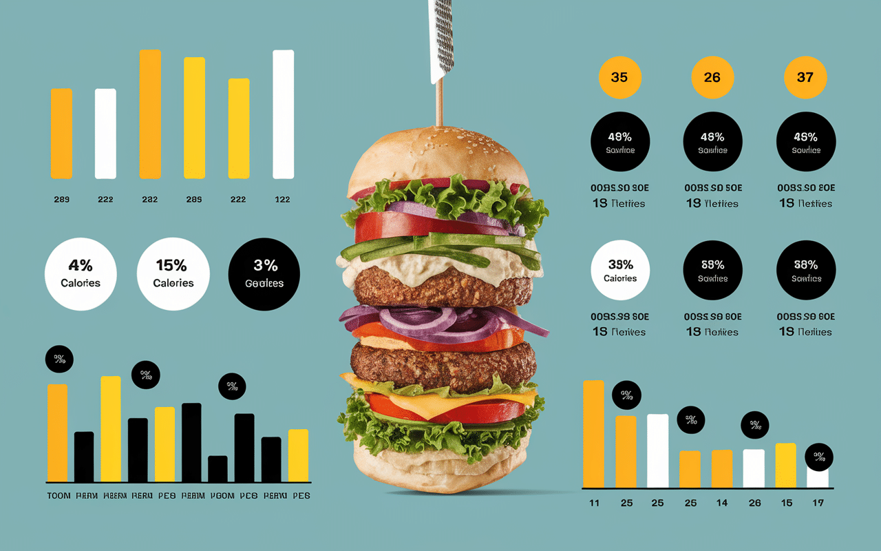 infographie calorie kebab statistiques apports nutritionnels